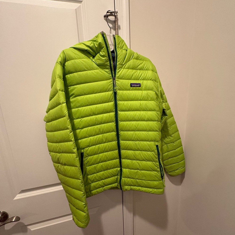 Patagonia Vibrant Green Hooded Jacket